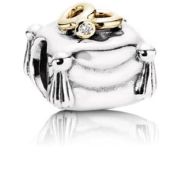 Wedding rings on pillow pandora charm Wedding rings on pillow pandora charm